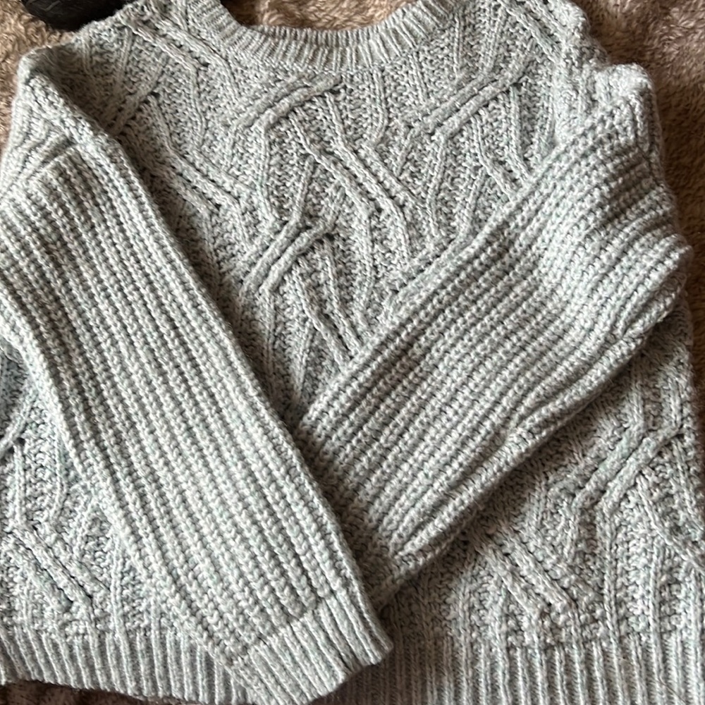 Sweater.  Buy 1 get one 1/2 price.  Lesser priced item
